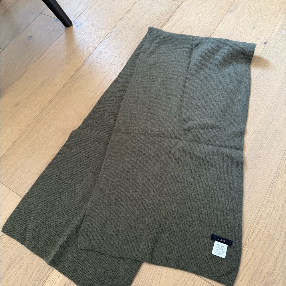 J. Crew Green Scarf for Casual Wear